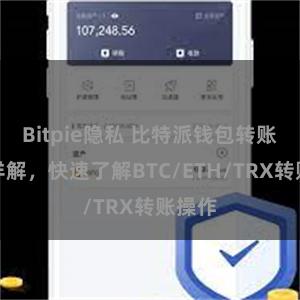 Bitpie隐私 比特派钱包转账教程详解，快速了解BTC/ETH/TRX转账操作