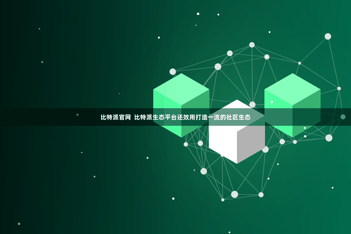比特派官网  比特派生态平台还效用打造一流的社区生态